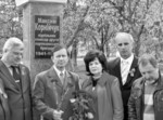 На знімку: моменти автопробігу та мітингу в Серединці. Фото Руслана ХРАНОВСЬКОГО. Маршрутами пам'яті