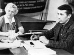 На знімку (1979 рік): М.Д. Пустовіт – голова народного контролю Красносільського цукрозаводу разом з директором підприємства А.Ф. Сичук (в центрі) та секретарем парторганізації Г.І. Чернатою обговорюють справи у колективі. Життя – далеке від солодкого цукру