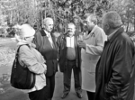 На знімку (зліва направо): головний лікар КУ «Бершадський районний центр первинної медико-санітарної допомоги» Лілія Іванівна Брикуля, голова райдержадміністрації Михайло Григорович Бурлака, начальник Бершадського РВ УМВС у Вінницькій області Олег Васильович Революк, головний лікар Шляхівської амбулаторії загальної практики – сімейної медицини Богдан Ярославович Волчастий та сільський голова Микола Петрович Макарчук обговорюють шляхи економії енергоресурсів. Виручає самоорганізованість