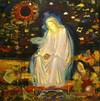 «Пустеля самоти...», рядно, комб,тех., 135х135см