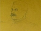 У 1950 році Олексій Степовий намалював на обкладинці зошита Йосипа Сталіна зі свинею. Малюнок потрапив до його кримінальної справи